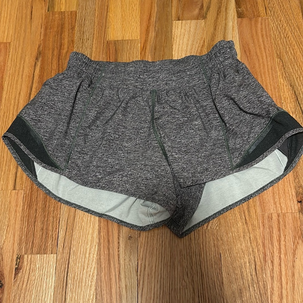 Gray lululemon shorts